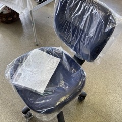 事務椅子　ブルー系　未使用　保管品