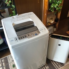 日立 NW-7KY-W  簡易乾燥機能付き洗濯機7kg