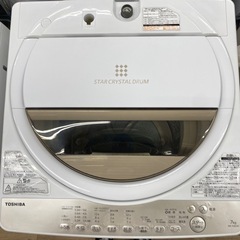 TOSHIBA全自動洗濯機2019年製AW-7G8【トレファク東大阪店】 TOSHIBA 全自動洗濯機 2019年製 AW-7G8【トレファク東大阪店】