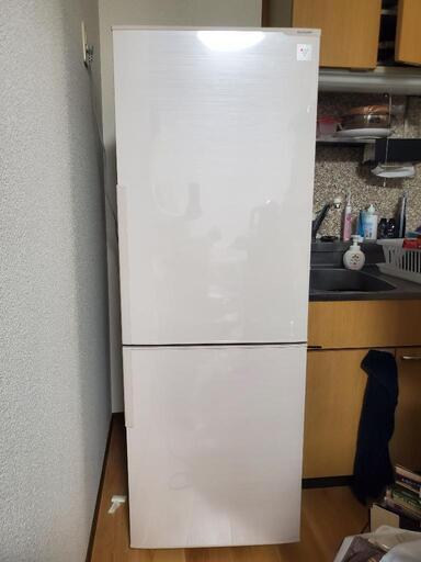 美品 シャープ SHARP SJ-PD27A-C 冷凍冷蔵庫 2015年製 ホワイト 271L 2ドア 脱臭 プラズマクラスター