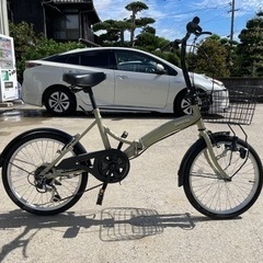 決まりました☆乗って帰れます🫡折りたたみ自転車☆綺麗な中古品