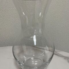 花瓶　ガラス製　花束が入るサイズ