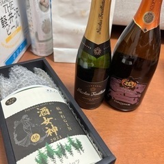 お酒　GIN シャンパン　セット