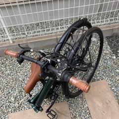 【値段交渉可】27インチ 折りたたみ自転車 マイパラス 27シマノ製 DE-601 6段変速 