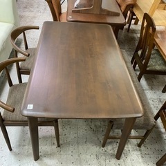 【愛品館 江戸川店】NITORI（ニトリ）ベンチダイニングテーブル4点セット ID:152-008454-105