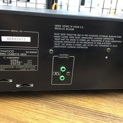 KENWOOD ステレオダブルカセットデッキ KX-W8020