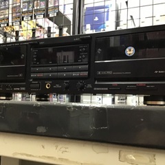 KENWOOD ステレオダブルカセットデッキ KX-W8020