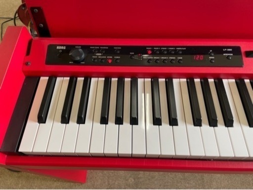 KORGコルグ 2017年製 88鍵電子ピアノ LP-380 レッド珍しい赤色リアル