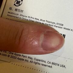 iPhone 15 Pro Max ブルーチタニウム 512GB