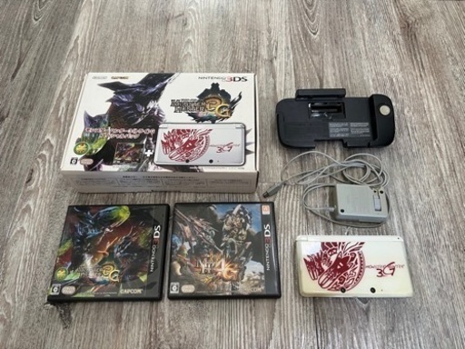 ニンテンドー3DS モンハンオリジナルデザイン＋MH3G＆4Gゲームソフトセット