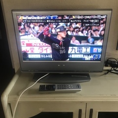 テレビ　20型？