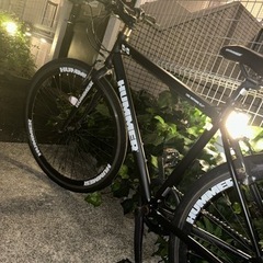 ハマー  クロスバイク HUMMER ブラック