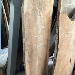 一枚板　机　テーブル　カウンター　板　木　DIY ハンドメイド天板　