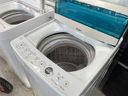 洗濯機の分解クリーニング行っています！配送設置込み　ハイアール４.５洗濯機　2019年製　分解クリーニング済み！！