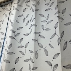 【IKEA】EBBASTINA 遮光カーテン:ベージュ/リーフ,...
