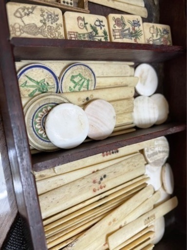 麻雀牌 貴重 レア 激レア TAKARA キングバード 麻雀牌 大冠 重量牌 手