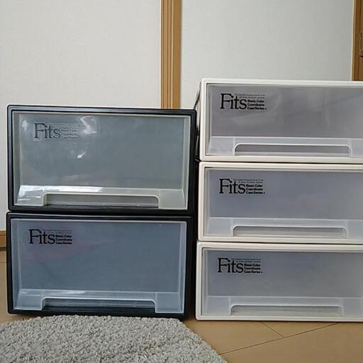 押入れ収納ケース　Fits 5個セット