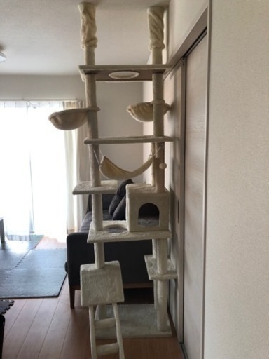 キャットタワー　突っ張りタイプ