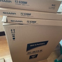 第二弾❗️新品未開封シャーププラズマクラスタースペアフィルター付き加湿空気清浄機未開封新品