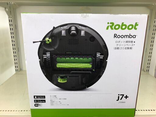 アイロボット　ロボット掃除機ルンバ　j7+　j755860　2022年製