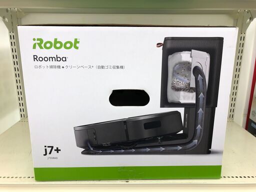 アイロボット　ロボット掃除機ルンバ　j7+　j755860　2022年製