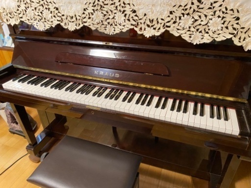 KRAUSアップライトピアノ(椅子付)1975年製