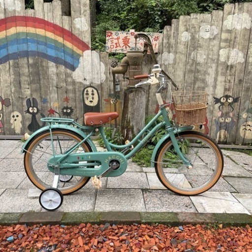 【3815】幼児車　ブリヂストン　HACCHI 18インチ　美品です！　13,800円（防犯・税込）