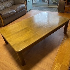 【ご成約済み】木製　ローテーブル　センターテーブル　座卓