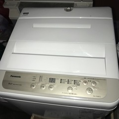 A2309-818 Panasonic 全自動電気洗濯機 NA-F50B13 2019年製 5.0kg 動作