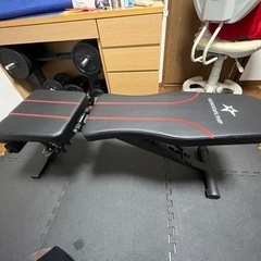 【早い者勝ち！】家トレーニングセット。（ダンベル•ベンチ•マット等）