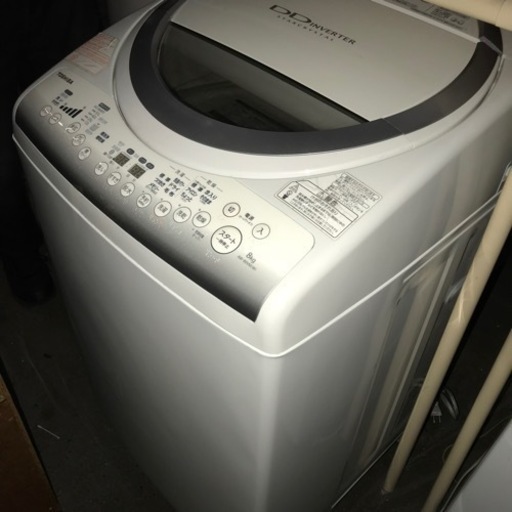 K2309-817 TOSHIBA 電気洗濯機乾燥機 AW-80VM 2014年製 8kg 動作確認済 現状お渡し
