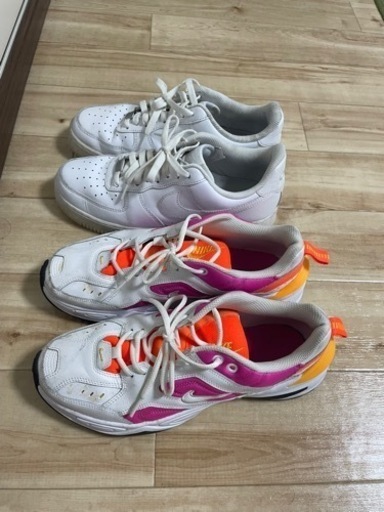 NIKEエアフォース、Nike M2K  2足セット　27.5