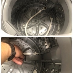 K017☆2022年製5.0㌔洗濯機☆1年間保証付き☆近隣