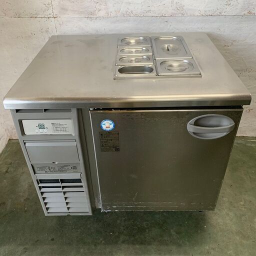 【フクシマガリレイ】 福島工業 冷蔵コールドテーブル 業務用冷蔵庫 YRW-090RM2 2018年製 ②