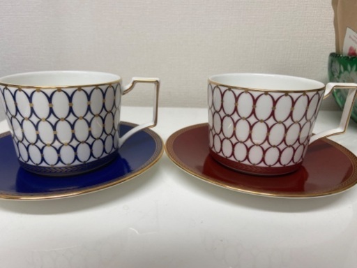 ウェッジウッド  ルネッサンス　ティーカップ・ソーサー　2組 ウェッジウッド ルネッサンス ティーカップ・ソーサー 2組 ウェッジ