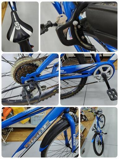 J075☆使用感有り☆子供自転車☆DRIDE☆LEDダイナモ☆26インチ