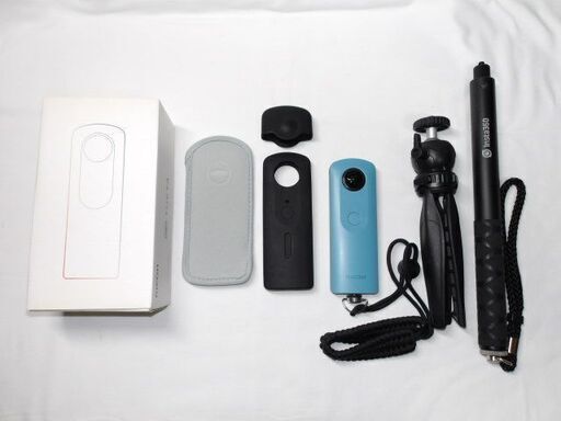 【完動良品】360度カメラ　RICOH THETA SC\u0026自撮り棒(insta360)