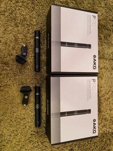 AKG P170 コンデンサーマイク 2本セット コンデンサマイク AKG P170 2本セット AKG P170 コンデンサーマイク 2