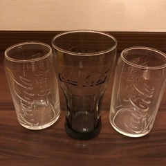 お話し中　コカコーラグラス　3個セット