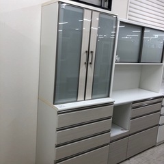 ニトリ　食器棚　ホワイト【トレファク堺福田店】