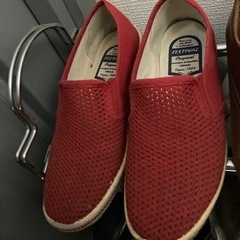 赤い靴　メッシュ