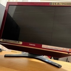 外部モニターにもなるPC i7 容量1.75TB 東芝 REGZ...