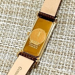 美品/稼働品]YVES SAINT LAURENT イヴ・サンローラン 5421-H05551/ロゴ