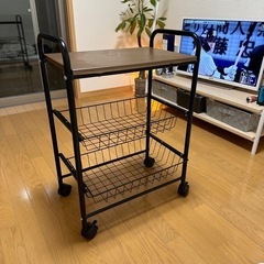 【美品】キャスター付きラック　キッチンラック　IKEA