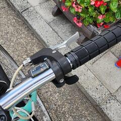 💋💋　クロスバイク　ＷＥＥＤＥＮＤ　ＢＩＫＥ　700x28c   7変速　青　フレーム　アルミ　サドル　新品　後ろタイヤ　新品　配達可能