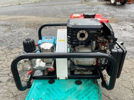ぜひ現物確認をお勧め、初期不良対応OK 使われてた動作品 35Kgf/c㎡ 4馬力 セット動噴 丸山 MS330EC