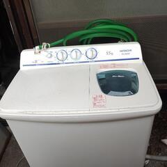 HITACHI 日立 全自動洗濯機 二層式洗濯機 電気 PS-55AS2 