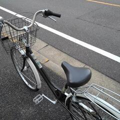 中古自転車2716 前後タイヤ新品！ 26インチ 6段ギヤ LED オート 