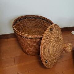 値下げ★アタ製   籠・カゴ 2個セット  雑貨収納  お洒落  バリ