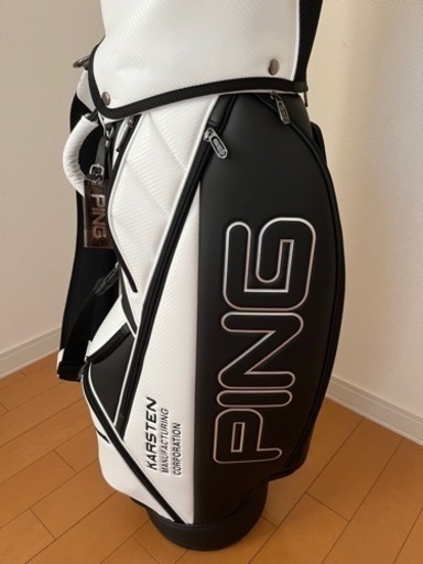 K387 キャディバッグ KARSTEN 3点式フード無し PING ピン CB